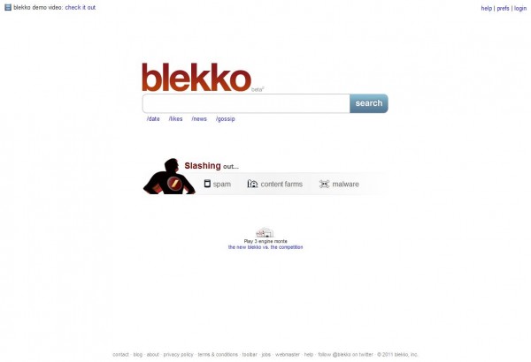Blekko Search Engine for Better SEO